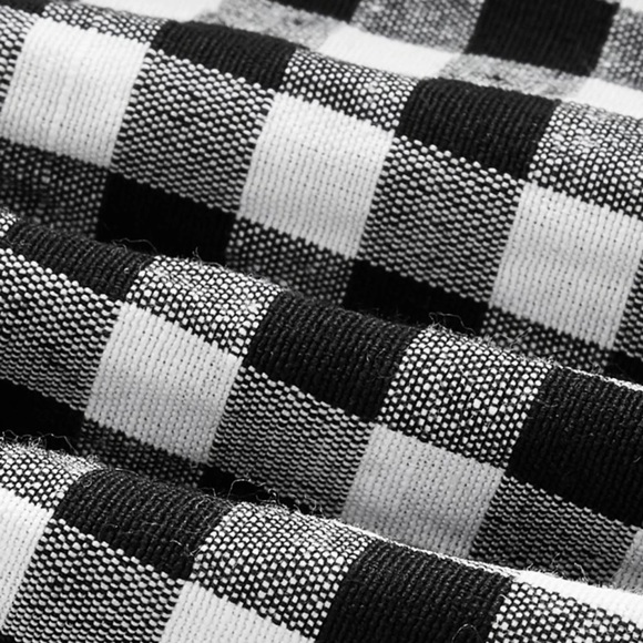 Plaid midi skirt - Picture 3 of 6